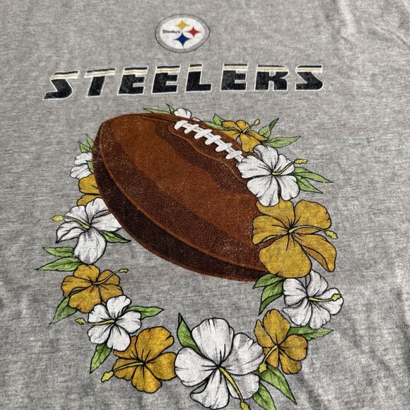 Pittsburgh Steelers Shirt Mens Large Tommy Bahama Graphic Football Long Sleeve - Picture 8 of 14